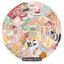 Set 60 Sticker Hình món ăn vặt bắt mắt Chống Nước Dán Laptop Vali Mũ Bảo Hiểm Sổ Tay