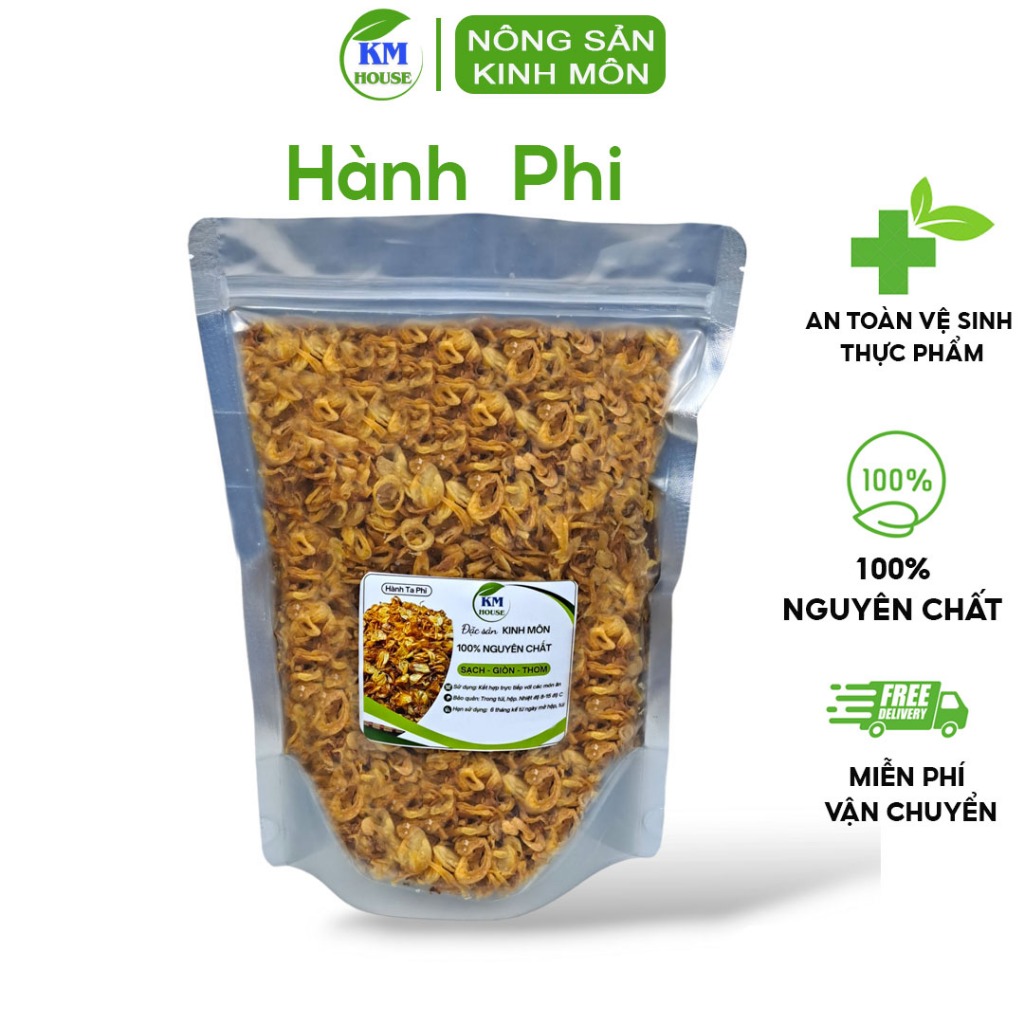 Hành Phi Khô 1kg Hành Ta Kinh Môn Hải Dương Nhà Làm Thơm Ngon Tiện Lợi, Không Chất Bảo Quản, Đảm Bảo An Toàn Vệ Sinh