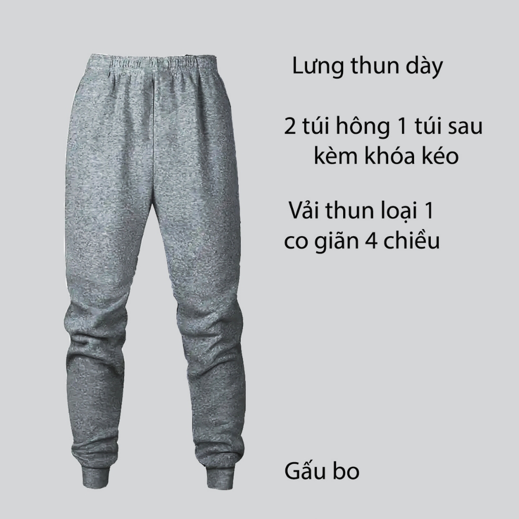 Combo 3 quần  Mẫu bất kỳ,Quần Thể Thao Cao Cấp Vải Loại 1 logo 7 màu Không Nhăn Không Xù màu đen