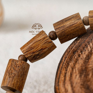 Vòng trầm hương Trúc Trụ Mộc Tâm An dành cho nam quà tặng bình an, may mắn, tài lộc