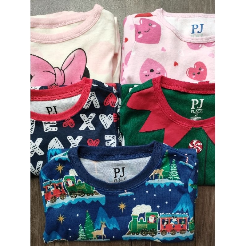 (Sale) Bộ ngủ, mặc nhà bé trai, bé gái Place* Disney* new 2024 - dư xịn (5-32 kg)