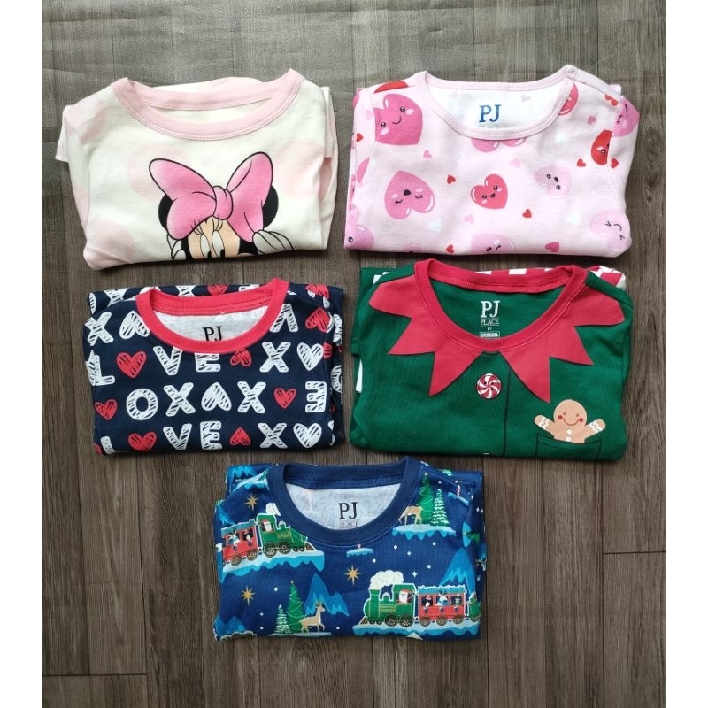 (Sale) Bộ ngủ, mặc nhà bé trai, bé gái Place* Disney* new 2024 - dư xịn (5-32 kg)