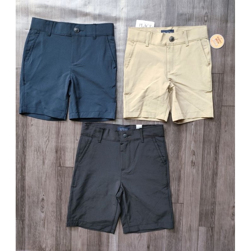 (BomoHouse) Quần short gió Place* bé trai size đại new 2024 (4y-18y)