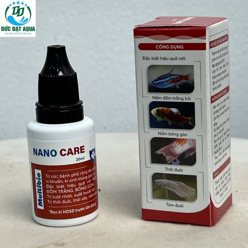 Multibo Nano Care | Phòng và Xử Lý Hiệu Quả Nấm, Đốm Trắng, Thối Đuôi Tuột Nhớt, cho mọi loại cá cảnh 3