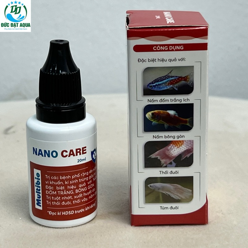 Multibo Nano Care | Phòng và Xử Lý Hiệu Quả Nấm, Đốm Trắng, Thối Đuôi Tuột Nhớt, cho mọi loại cá cảnh 4