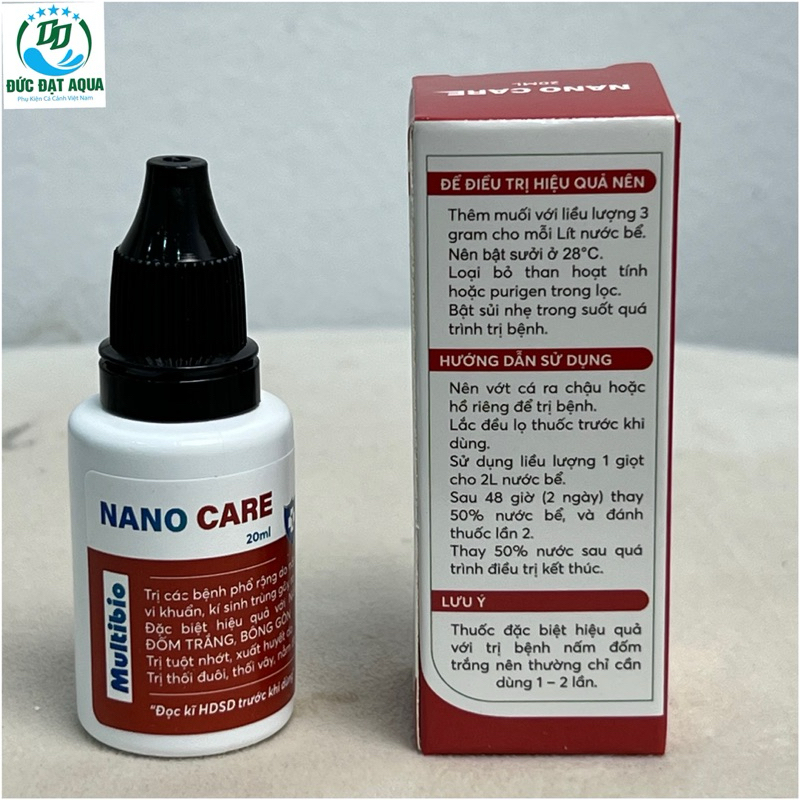 Multibo Nano Care | Phòng và Xử Lý Hiệu Quả Nấm, Đốm Trắng, Thối Đuôi Tuột Nhớt, cho mọi loại cá cảnh 5