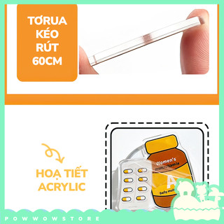 Lõi Tơrua Kéo Rút 60cm Sử Dụng Móc Vào Bao Đựng Thẻ Hoặc Móc Khoá Phong Cách Hoạ Tiết Take Care Health
