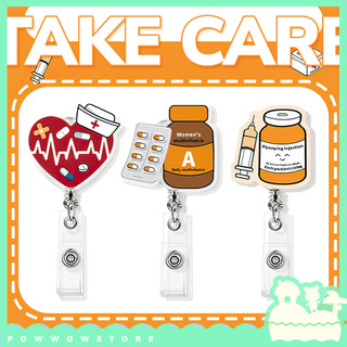 Lõi Tơrua Kéo Rút 60cm Sử Dụng Móc Vào Bao Đựng Thẻ Hoặc Móc Khoá Phong Cách Hoạ Tiết Take Care Health