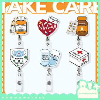 Lõi Tơrua Kéo Rút 60cm Sử Dụng Móc Vào Bao Đựng Thẻ Hoặc Móc Khoá Phong Cách Hoạ Tiết Take Care Health
