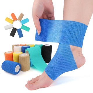 Băng keo thể thao đá bóng quấn cổ chân cao su non vải tự dính, băng keo cuốn cổ tay y tế - 2EVSHOP SIEU HOT
