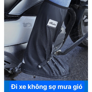 Ủng Đi Mưa, Ủng Bọc Giày Cổ Cao,  Đế Cao Su Chống Trượt.Chất Liệu PVC Cao Cấp Cho cả Nam - Nữ