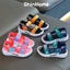 Dép sandal quai dán cho bé trai bé gái 2-4 tuổi hình khủng long ShinHome (form nhỏ)