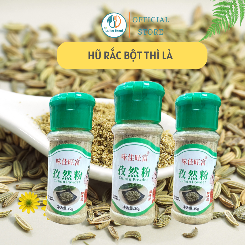 Hũ Rắc Gia Vị Nấu Ăn Vương Phi 35g - Xuyên Tiêu, Bột Ớt, Cà Ri, Tiêu Đen, Rắc Nướng, Hũ Nhỏ Gọn Luka Food