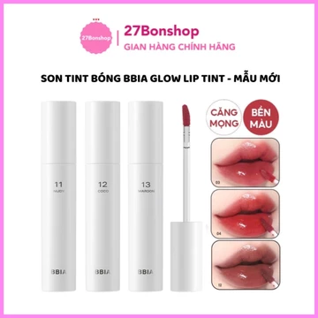 (MÀU 01-13) SON TINT BÓNG BBIA GLOW LIP TINT