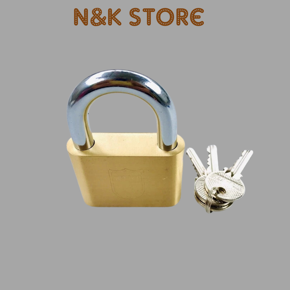 Khóa  đồng bấm Việt Tiệp chính hãng, khóa treo đồng chống cắt Việt Tiệp