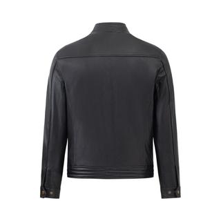 Áo da nam, áo da thật cao cấp da cừu lót lông tháo rời FTT Leather Menswear Jacket  AD215C