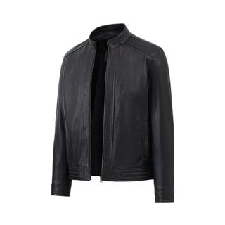 Áo da nam, áo da thật cao cấp da cừu lót lông tháo rời FTT Leather Menswear Jacket  AD215C