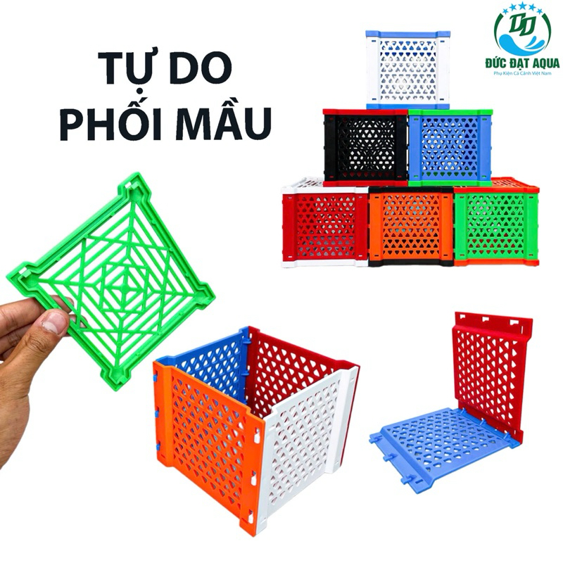 Hộp đựng vật liệu lọc Magic Box kích thước 12x12x11cm siêu hót lắp ghép tiện lợi 2