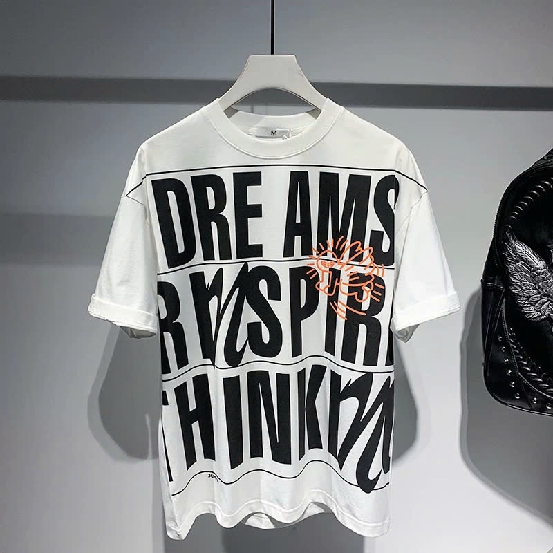 Áo thun Stee Cổ tròn DREAMS Localbrand ICVCVNI Unisex