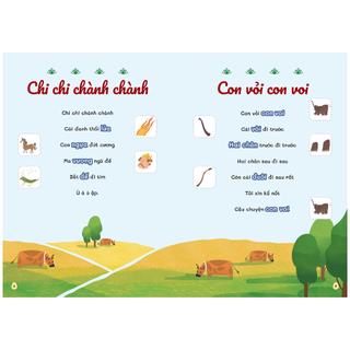 Sách - Thơ - Sách Tranh Tư Duy, Phát Triển Ngôn Ngữ - Giúp Bé Tập Nói, Tập Đọc