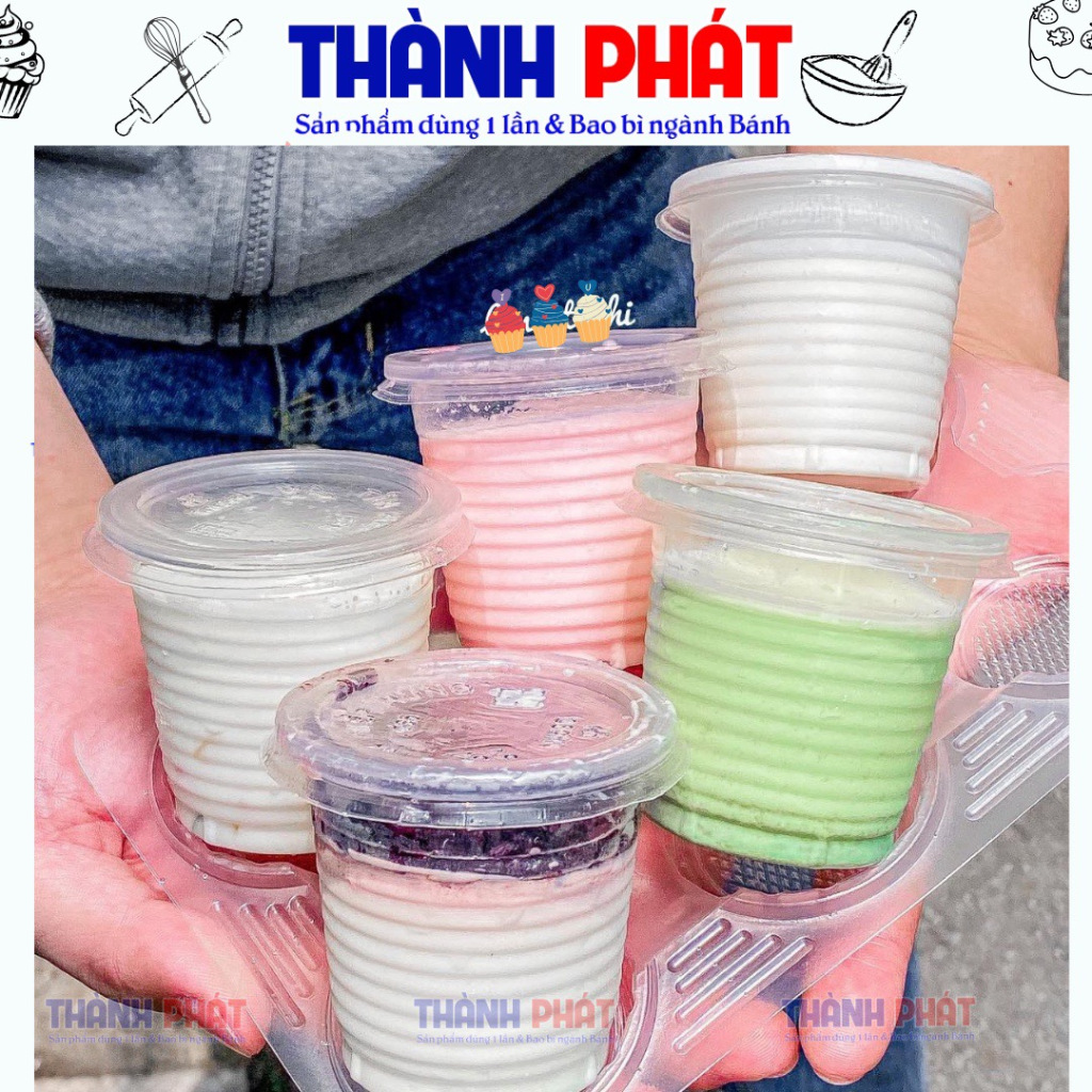 100 Ly rau câu 140ml đựng topping trân châu, trà đá | Shopee Việt Nam