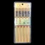 Bộ 10 Đôi Đũa Tre BamBoo 24cm Chống Trơn Trượt Nấm Mốc - VỈ ĐŨA TRE - MÃ: DUA034