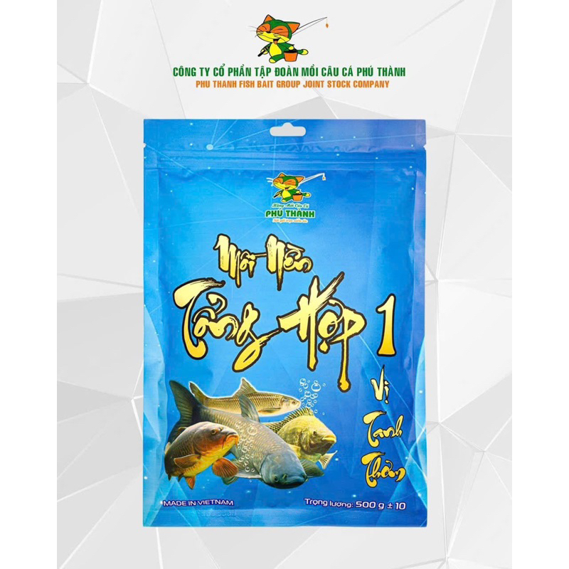 Mồi Câu Cá Tổng Hợp 1 - 2 Phú Thành 500g chuyên dùng câu Cá Chép, Cá ...