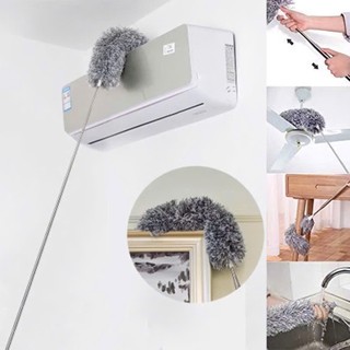 Chổi Quét Trần Gấp Gọn, Lau Bụi, Quét Trần Nhà Thông Minh,  CHỔI PHỦI BỤI CÁN DÀI - MÃ: CHOI3400