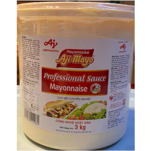 Sốt Mayonnaise Loại 3kg AjNOMOTO, Sốt Mayonnaise AJi-Mayo chỉ dùng cho nhà hàng và quán ăn lớn