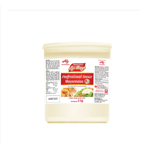 Sốt Mayonnaise Loại 3kg AjNOMOTO, Sốt Mayonnaise AJi-Mayo chỉ dùng cho nhà hàng và quán ăn lớn
