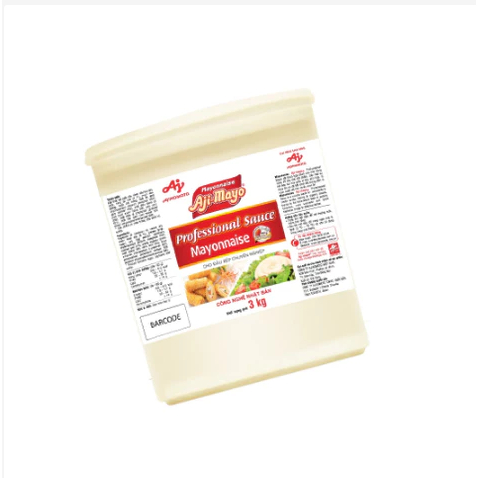 Sốt Mayonnaise Loại 3kg AjNOMOTO, Sốt Mayonnaise AJi-Mayo chỉ dùng cho nhà hàng và quán ăn lớn