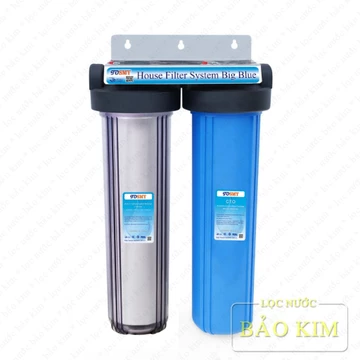 Bộ Lọc Thô Tổng Đầu Nguồn 3 Cấp 20 Inch Béo/Bigblue SMY 2 Ron Ren Trong 34 (1") - Lọc sinh hoạt, nấu ăn, tắm SMYH20B3TX