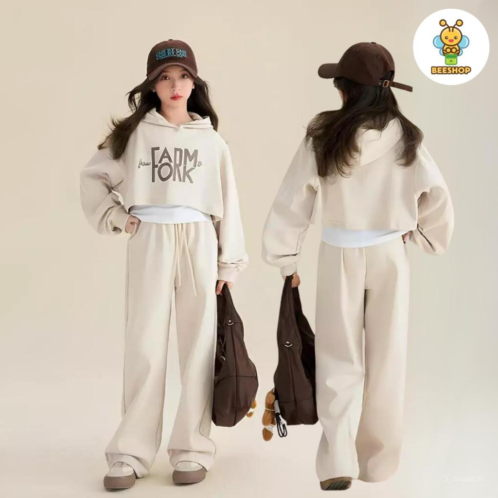 Bộ đồ thu đông cho bé gái size đại BEESHOP Set 3 chi tiết cho bé D25019