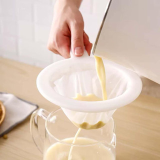 Dụng cụ lọc sữa hạt, sữa đậu nành siêu mịn, rây lọc sữa đậu nành có tay cầm