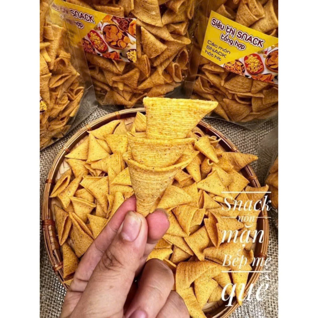 Bánh Nón Tam Giác Mặn - Siêu Ngon 100G/250G/500G | Shopee Việt Nam
