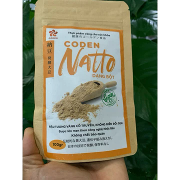 NATTO đậu tương vàng - lên men gốc Nhật Bản - sấy lạnh từ Natto tươi.