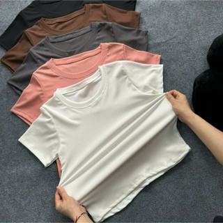 Áo thun bigsize nữ cổ trụ chất liệu tăm mềm mịn mặc mát dễ phối đồ xinh G244