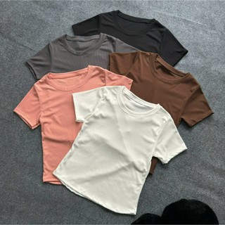 Áo thun bigsize nữ cổ trụ chất liệu tăm mềm mịn mặc mát dễ phối đồ xinh G244