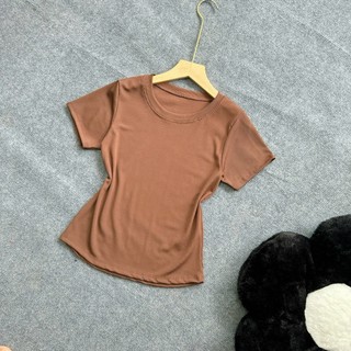 Áo thun bigsize nữ cổ trụ chất liệu tăm mềm mịn mặc mát dễ phối đồ xinh G244
