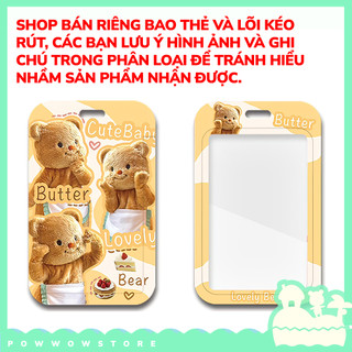 Lõi Tơrua Kéo Rút 60cm Sử Dụng Móc Vào Bao Đựng Thẻ Hoặc Móc Khoá Phong Cách Nhân Vật Hoạt Hình Gấu Bear Honey Bee