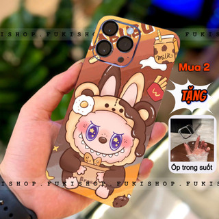 Miếng dán Skin Mặt lưng Sau full viền Labubu MS06  Dành Cho 16 pro max 15 pro max 14 pro max 13 pro max