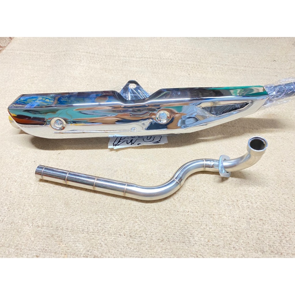 Pô Xe Wave Bô Wave 110 Đít Chu Inox Giả Zin Móc Căng Lắp Cho Wave 50 ...