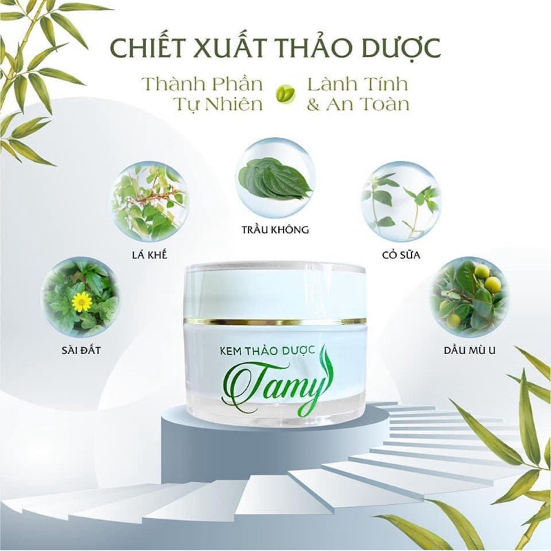 Kem thảo dược tinh chất lá trầu không Tamy 6gram