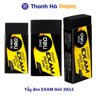 Bộ gôm tẩy Thiên Long, Deli mềm dẻo, xóa sạch vết chì trên giấy, phù hợp học sinh - Màu ngẫu nhiên