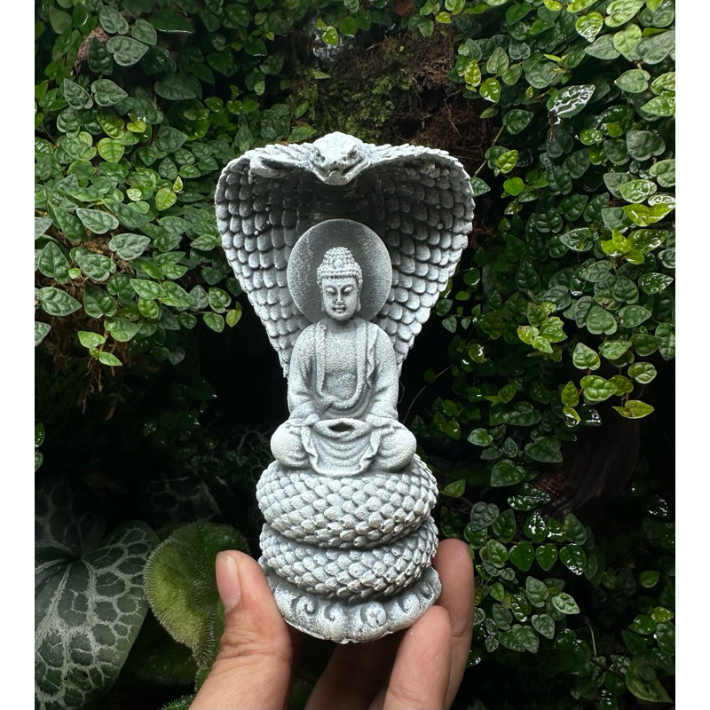 mô hình Phật RẮN DECOR terrarium,tiểu cạn, non bộ