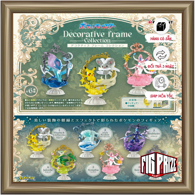 Mô hình Pokemon Decorative Frame Collection - Re-Ment | Shopee Việt Nam