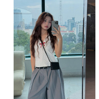 Túi da nhỏ đeo chéo nam nữ handmade tini bag 98stu.