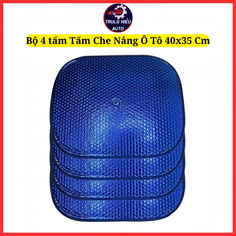 Tấm Che Nắng Ô Tô 40x35cm, Loại Dày Tráng Bạc, Hút Kính, Tráng Nhôm ...