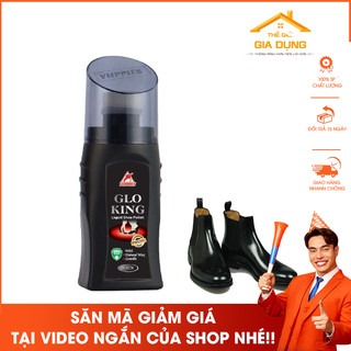 Xi đánh giày Malaysia Glo king màu đen nâu và không màu, xi nước đánh giày