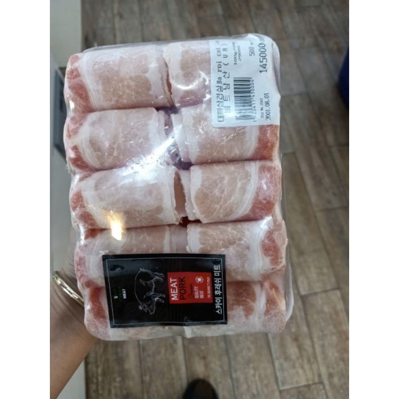 Ba rọi heo cuộn 500g | Shopee Việt Nam